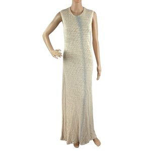 ATM Anthony Thomas Melillo Spray-Painted Jersey Maxi Dress Stone Blue S